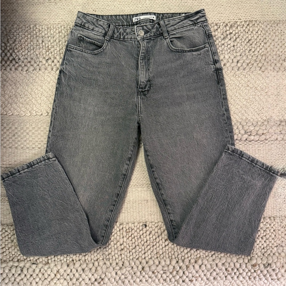 NWOT - Zara high rise slim mom jeans - size 30 - Picture 2 of 8